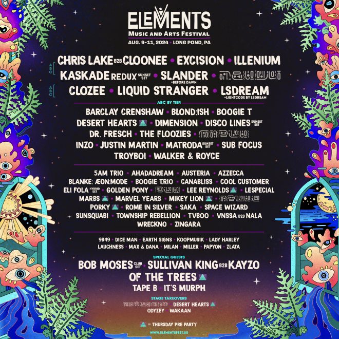 Elements Music & Arts Festival anuncia la primera fase de su lineup para 2024